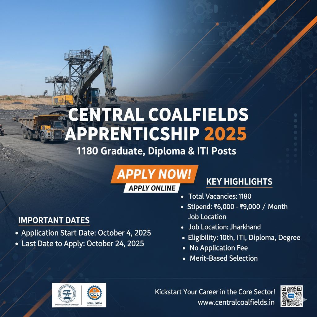 Central Coalfields Apprenticeship 2025
